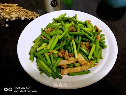 Garlic fried meat