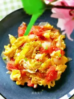 Tomato fried eggs