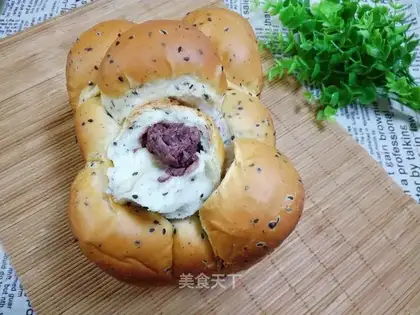 Black sesame soybread