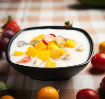 Yogurt and fruit