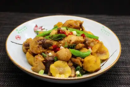 Spicy, oil-free chicken legs