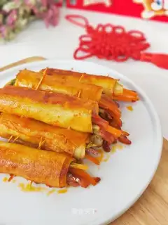 Vegetable bean rolls