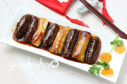 Burning sea cucumber