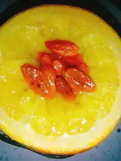 Steamed salt orange