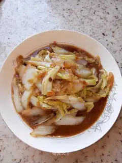 Soy sauce and cabbage