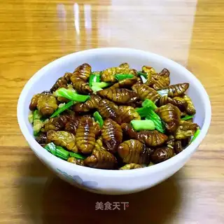 Fried silk