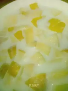 Milk stew apples