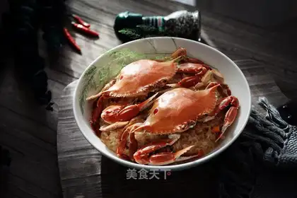 Crab veggie rice