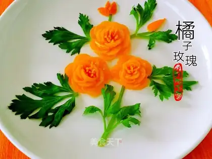 Orange rose