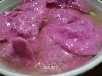 Red dumplings
