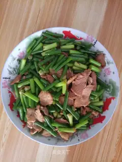 Meat and garlic