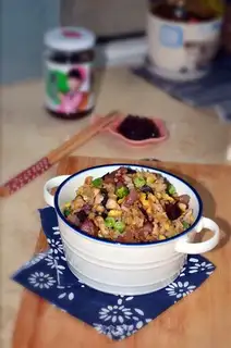 Flaming mushroom sauce