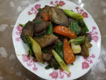 Chili garlic beef