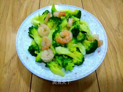 Shrimp broccoli