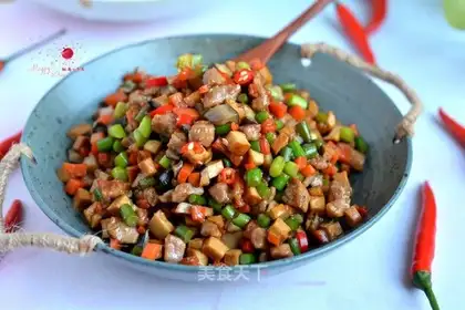 Meat-cooked vegetables