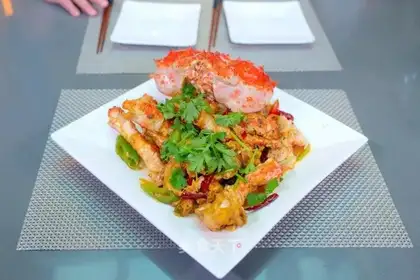 Spicy king crab