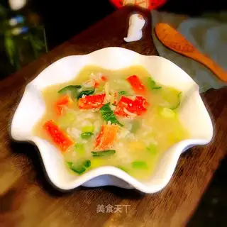 Crab-legged rice for porridge