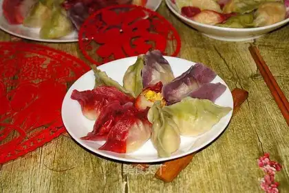 Five dumplings at the beginning of the year
