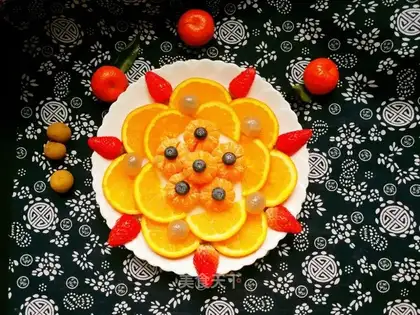 ♪ And the fruit plate orange blossoms ♪