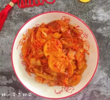 Hot cabbage and abalone
