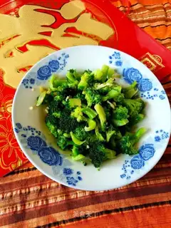 Fried blue flowers