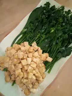 Blue mustard tofu