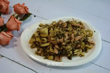 The pickles are fried meat