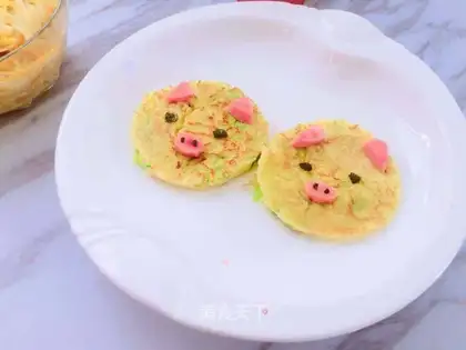 Piggy omelet