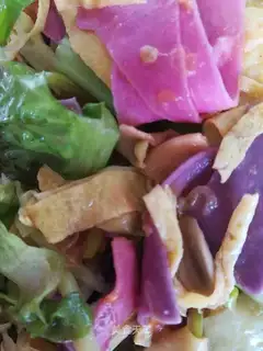 A multi-coloured cookie