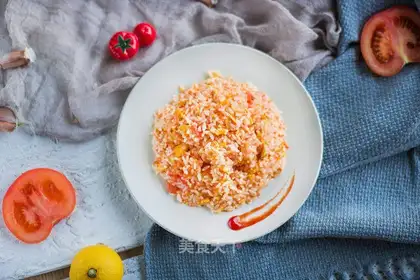 Tomato egg fried rice