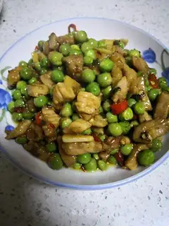 Meatd peas