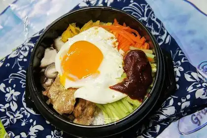 The Korean gin and rice