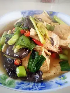 Tofu fried chicken blood