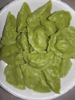 Green dumplings