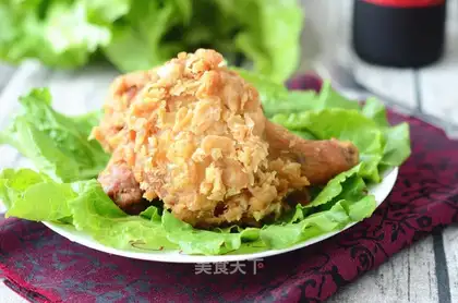 Cricket fried chicken leg