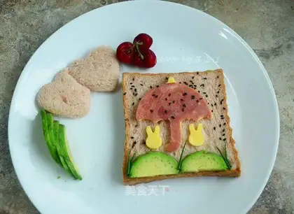 Little umbrella sandwich