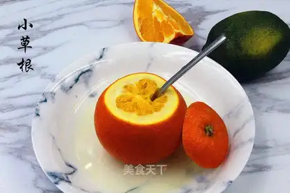 Coughing formula salt steamed orange
