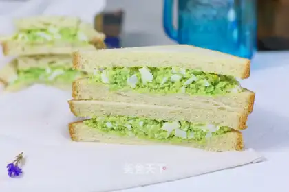 Butter egg sandwich