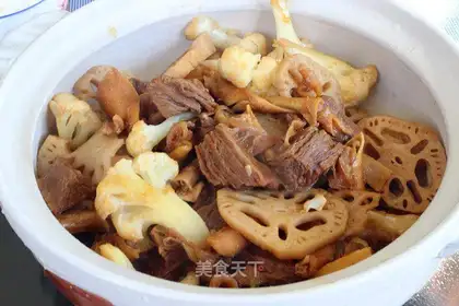 Dry-cooked oxen