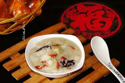 Black rice porridge