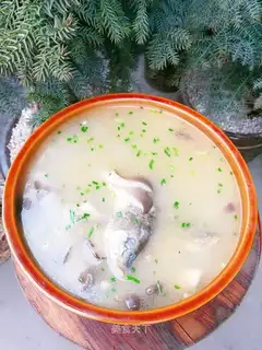 Wildfish mushroom soup