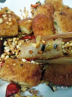 Porridge chicken chops