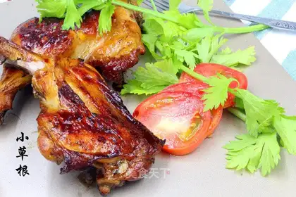 Roasted chicken legs