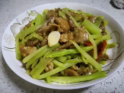 Fried meat