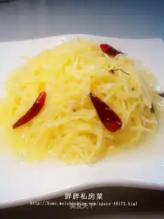 hot and sour potato silk