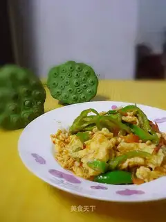 Scrambled egg with tomato