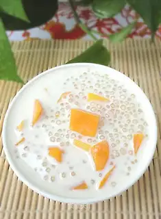 sago mango sauce