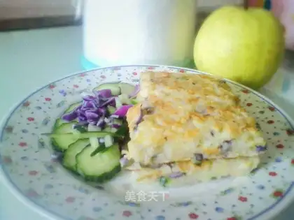 Simple rice pancakes