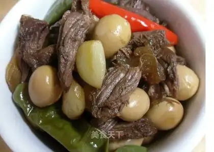 Shredded beef with Korean sauce