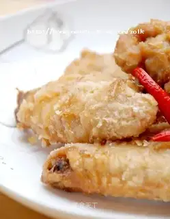 Microwave version of roasted chicken wings